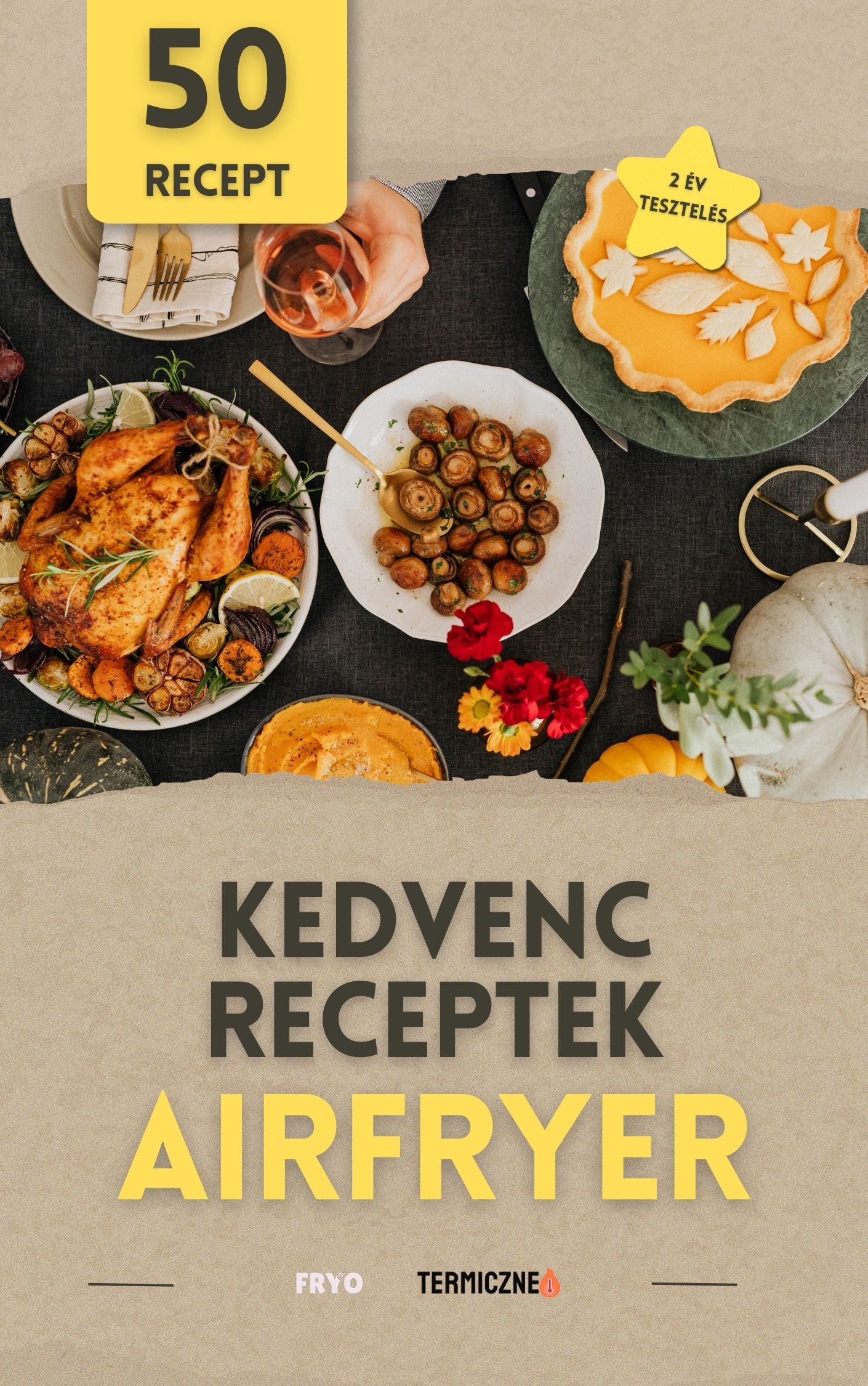KEDVENC RECEPTEK AIRFRYER  – 50 RECEPT E-BOOK